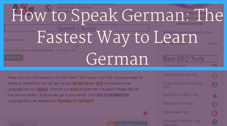 deutsch grammar check online