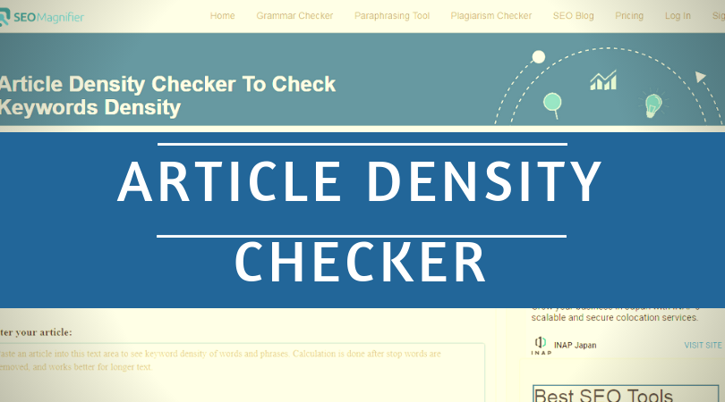 keyword density checker