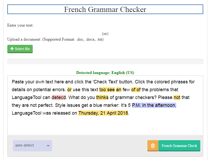 French Grammar Checker Best Grammar Checker For French SEO Magnifier