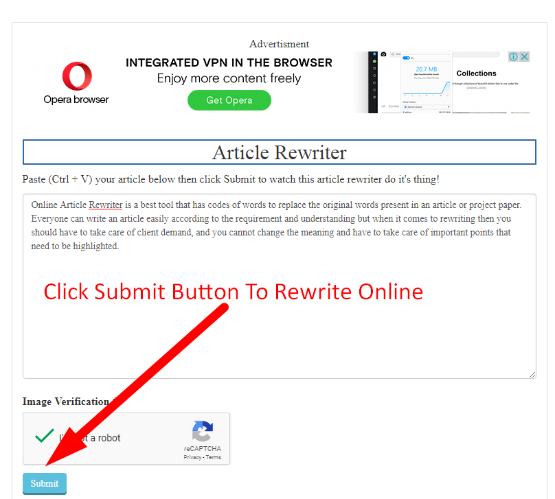 how to use article rewriter online to rewrite article