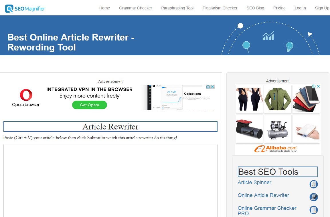 how to use article rewriter