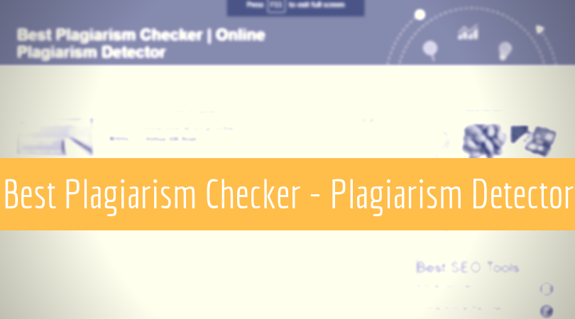 what is the best plagiarism checker online free