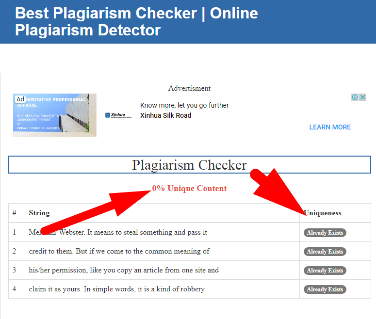 plagiarism checker online billions of documents