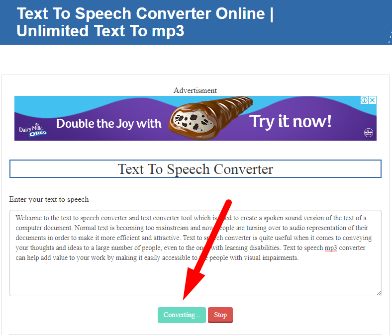 text to speech converter online converting