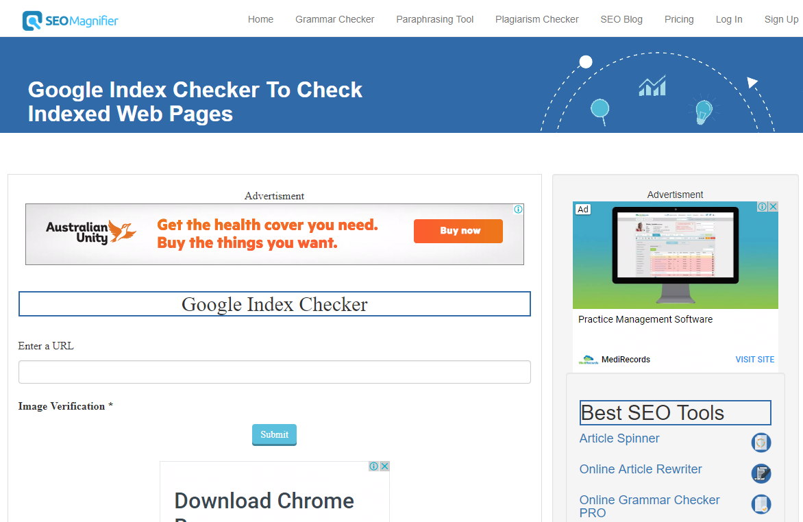 Google Index Checker