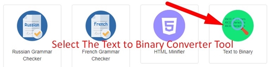 Text to Binary Converter Tool