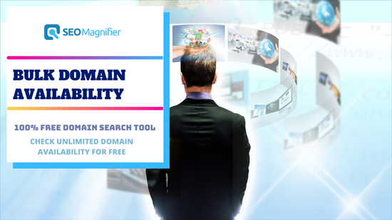 Bulk Domain Availability checker by SEO Magnifier