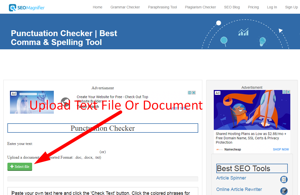 Comma Checker Using