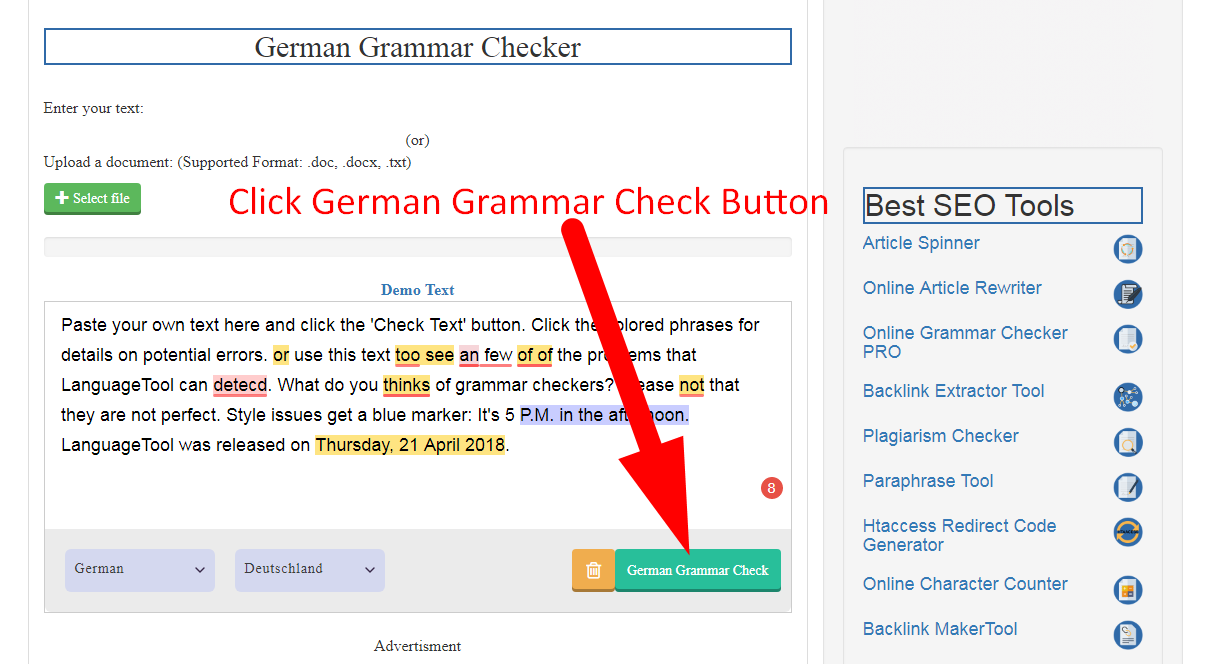 best german grammar checkers