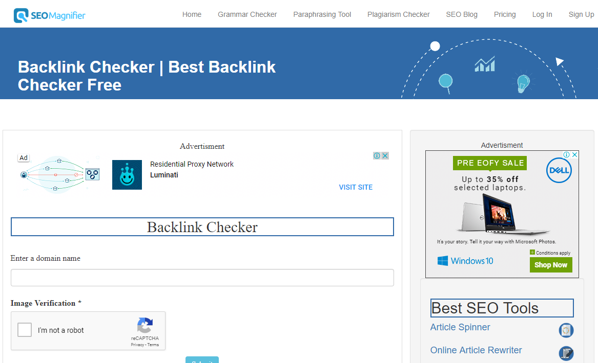 how to check backlinks of a website step 1