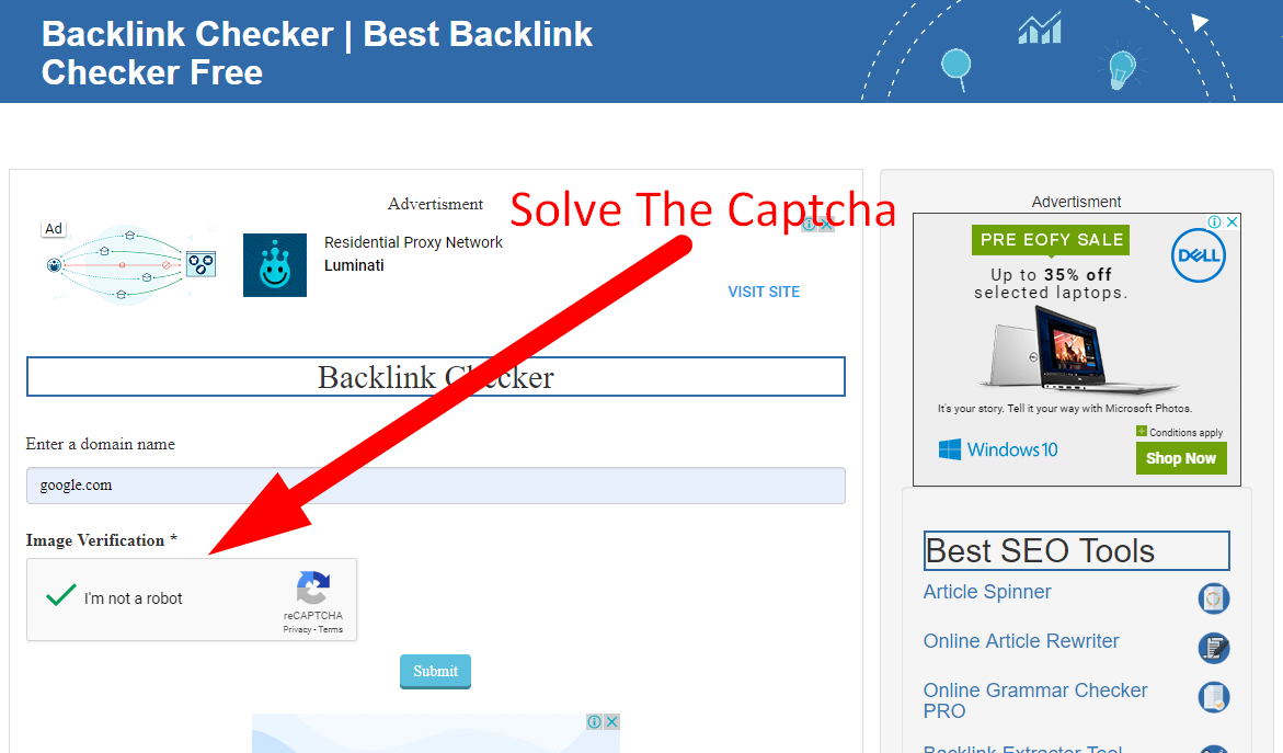 how to check backlinks of a website step 3