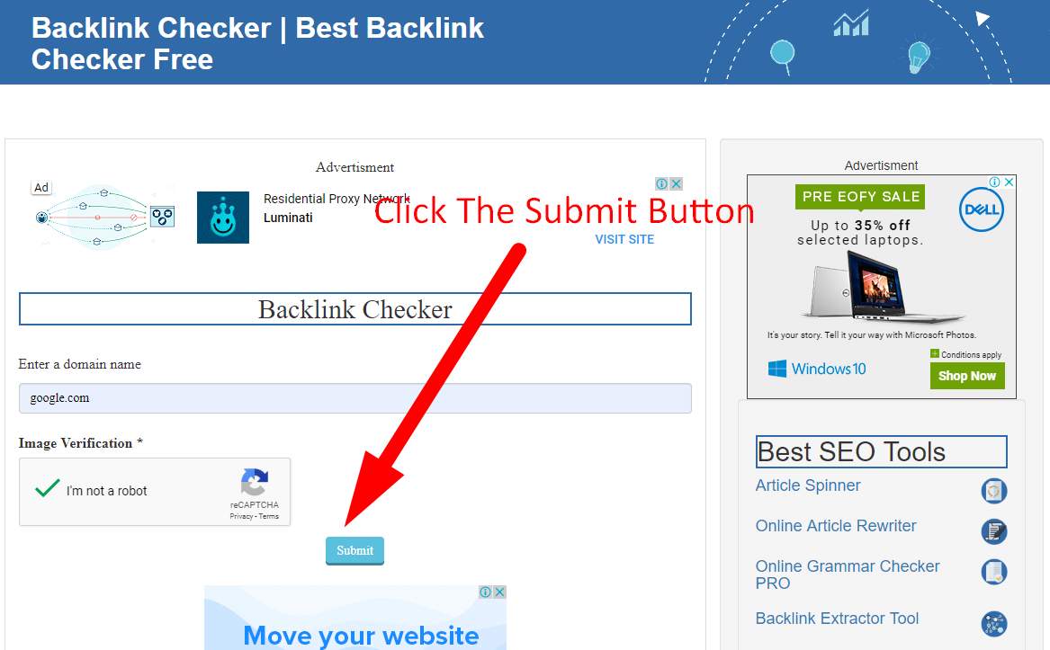 how to check backlinks of a website step 4