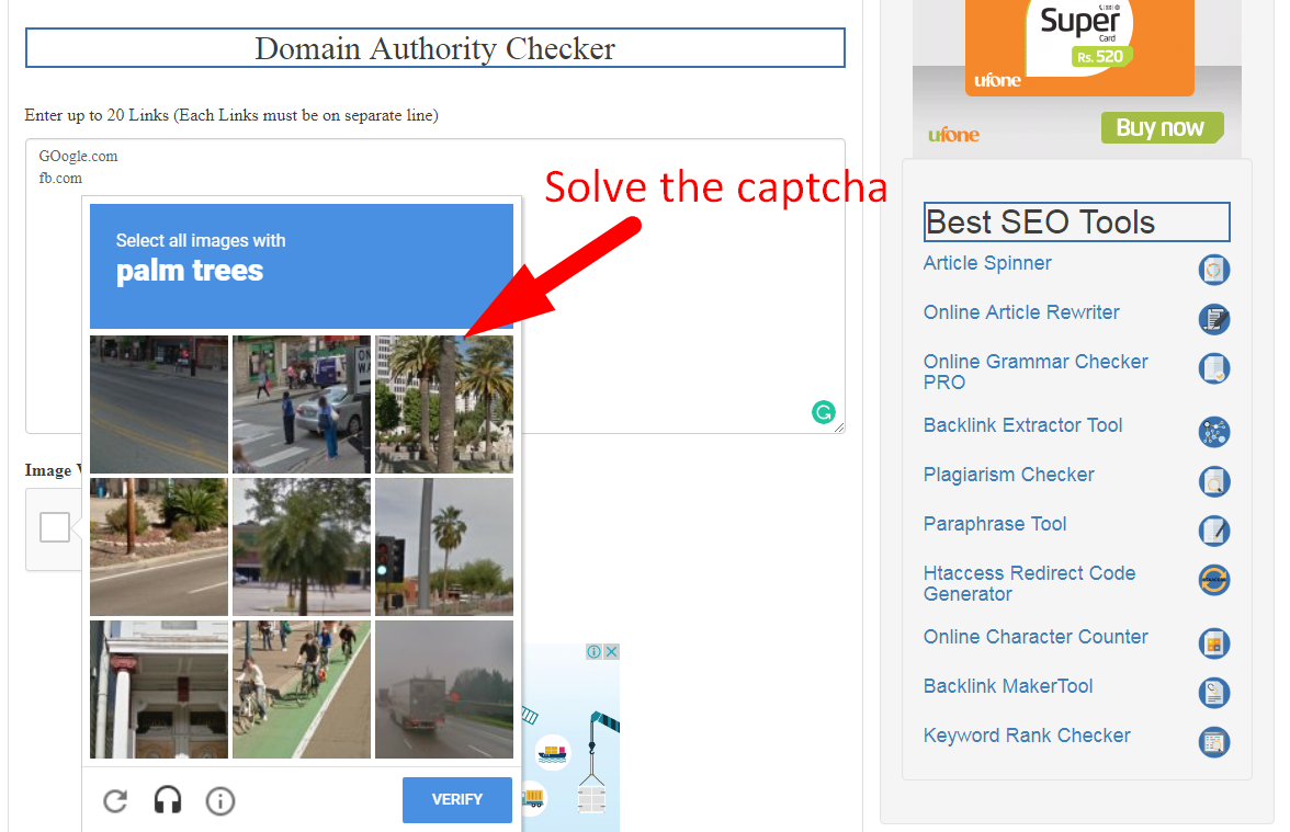 how to check domain authority
