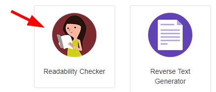 How To Check readability score online step 1