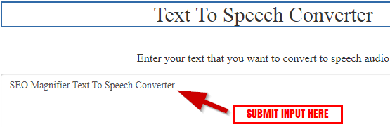 How to convert text to speech online step 2