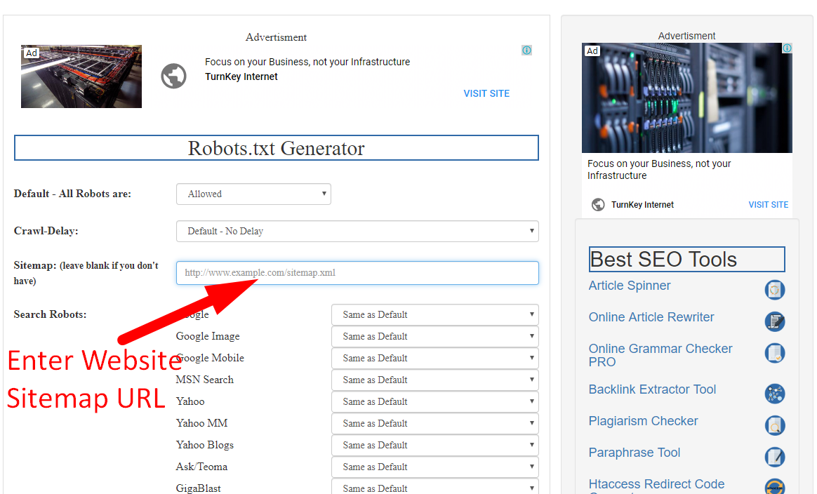 how to create robots.txt file step 3