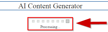How to generate free ai content online step 5