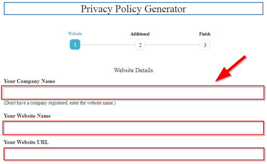 Free Privacy Policy Generator - Free Privacy Policy