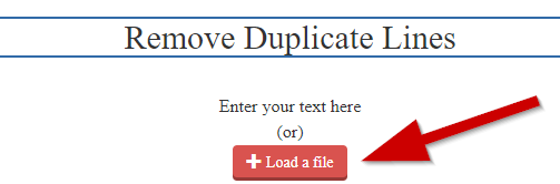 How To Remove Duplicate Lines Online step 2