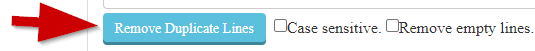 How To Remove Duplicate Lines Online step 3