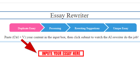 Copy and paste your essay step 2