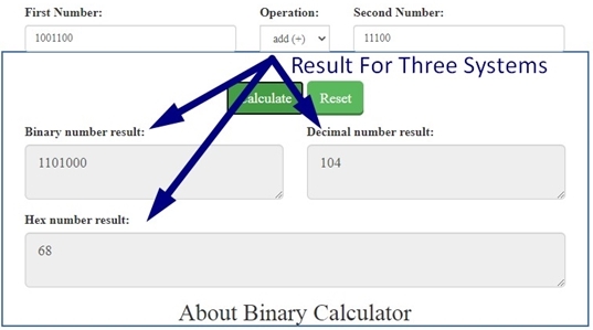How to use binary calculator step 4